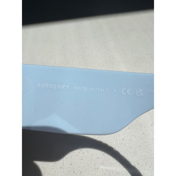 BURBERRY B 4390-F blue round statement sunglasses NEW - Picture 7 of 10